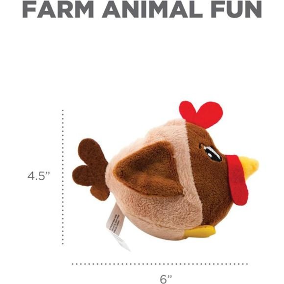 Dog Toys Chicken Plush Squeaky, XS Size Thanksgiving Theme - Picture 3 of 6